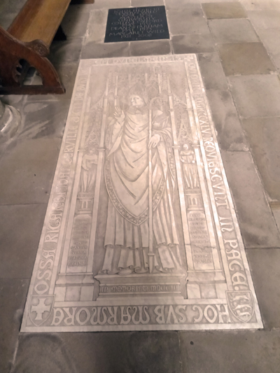 Tumba de Richard de Bury en la catedral de DurhamFotografía de Wenceslao Calvo