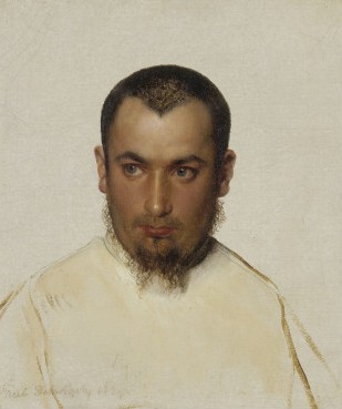 Cabeza de monje camaldulense,por Paul de la Roche