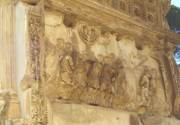 Arco de Tito en Roma, detalleFotografía de Wenceslao Calvo