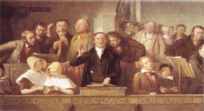 El coro del pueblo, de Thomas Webster