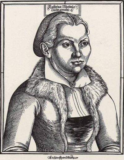 Catalina von Bora, grabado de Hans Brosamer