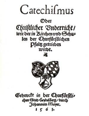 Portada del Catecismo de Heidelberg