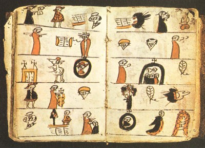 Catecismo para los indios de fray Pedro de Gante.Biblioteca Nacional, Madrid