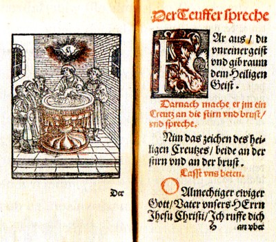 Página del Catecismo Menor de LuteroEdición de Wittenberg, 1536