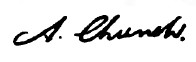 Firma de Alonzo Church
