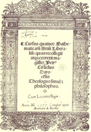 Portada de una obra de Pedro CirueloBiblioteca Nacional, Madrid