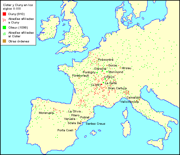 CÍSTER Y CLUNY