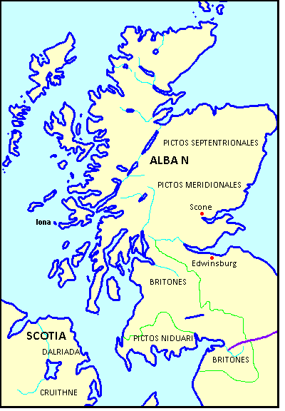 Mapa del territorio de actividad de Columba