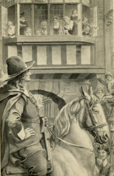 Cromwell a caballo por Londres