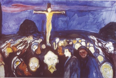 Crucifixión, por Edward Much