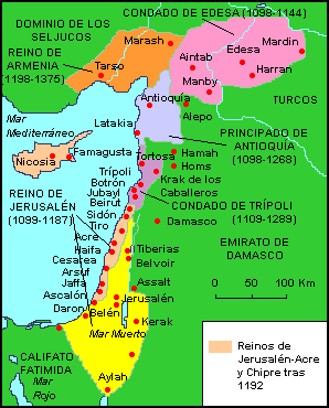 ESTADOS CRUZADOS DEL SIGLO XII