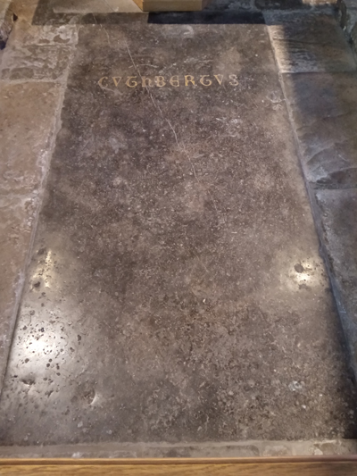 Tumba de Cuthbert en la catedral de DurhamFotografía de Wenceslao Calvo