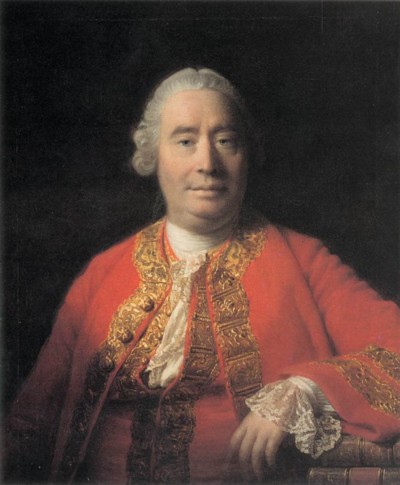 David Hume, óleo pintado por Allan Ramsay, 1766; en Scottish National Portrait Gallery, Edimburgo