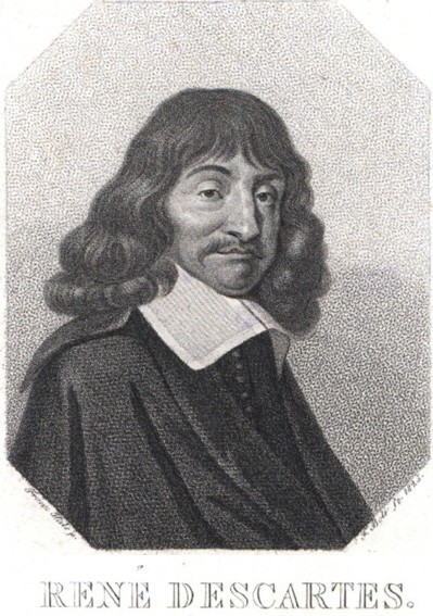 René Descartes, grabado de Johann Friedrich Bolt