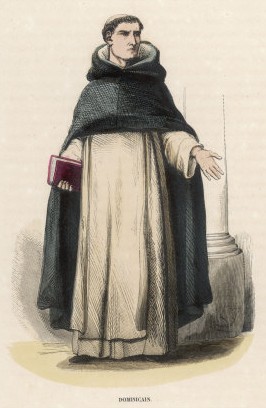 Monje dominico, por L'abbé Tiron