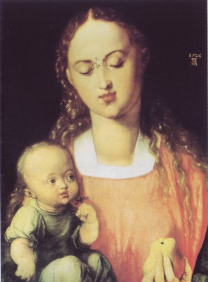 Virgen con el Niño (Virgen de la pera), 1526. Uffizi, Florencia
