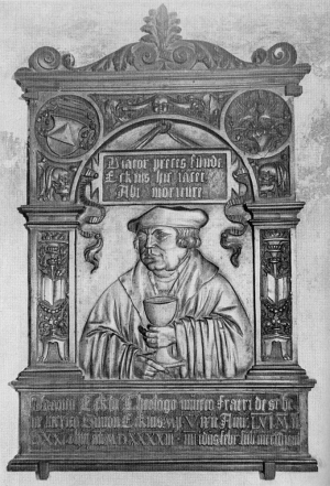 Johann Eck, epitafio de Ingolstadt
