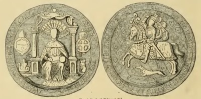 Sello de Eduardo VIilustración de Cassell's Illustrated History of England