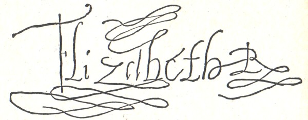 Firma de Isabel I