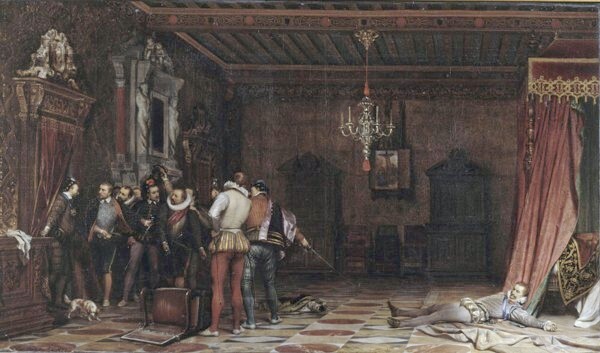 Asesinato del duque de Guisa, por Paul Delaroche. Museo Condé, Chantilly