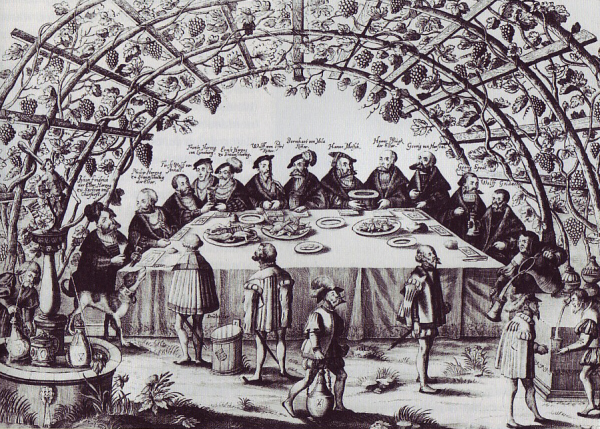 Dirigentes protestantes de la Liga de Esmalcalda.