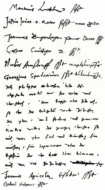 ESMALCALDA, ARTÍCULOS DE