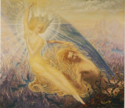 El ángel del esplendor, de Jean Delville