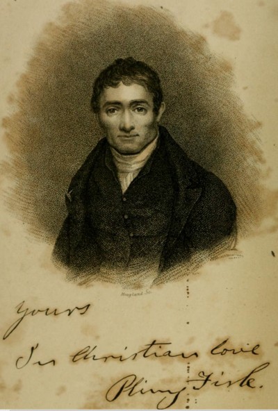 FISK, PLINY (1792-1825)