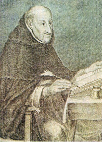 Fray Luis de Granada, grabado por Gamborino.Academia de San Fernando, Madrid