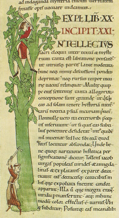 Gregorio Magno, Moralia in Job. Dijon, Biblioteca municipal