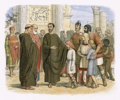 Gregorio Magno y los muchachos anglos, por James E. Doyle