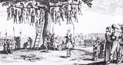 Las miserias de la guerra, 1633, de Jacques Callot