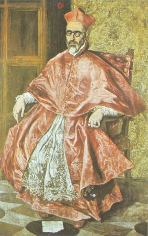El cardenal Guevara, por el Greco.Museo metropolitano de Arte, Nueva York