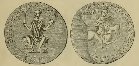Gran Sello de Guillermo el ConquistadorIlustración de Cassell's Illustrated History of England