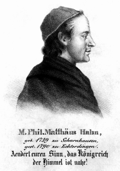 HAHN, PHILIPP MATTHAEUS (1739-1790)