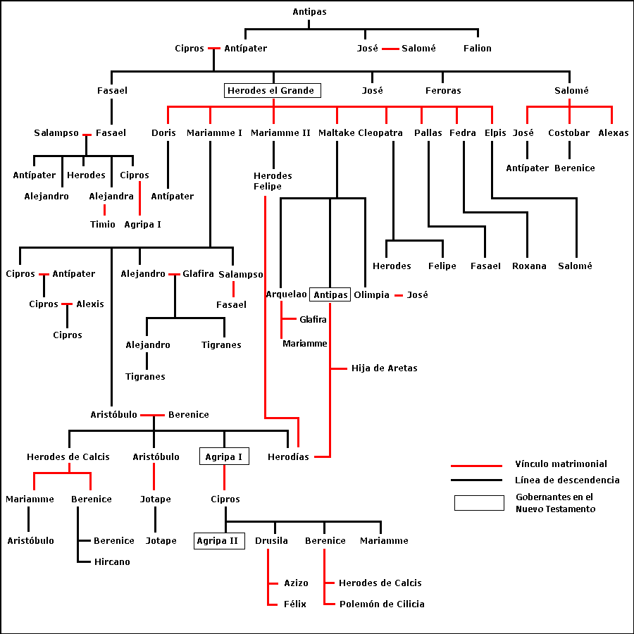 HERODES Y SU FAMILIA