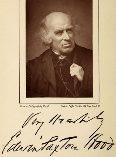 HOOD, EDWIN PAXTON (1820-1885)