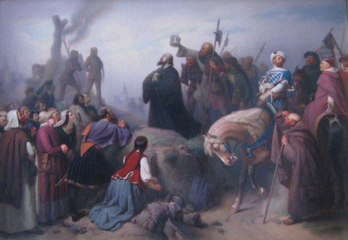 Jan Hus en la hoguera