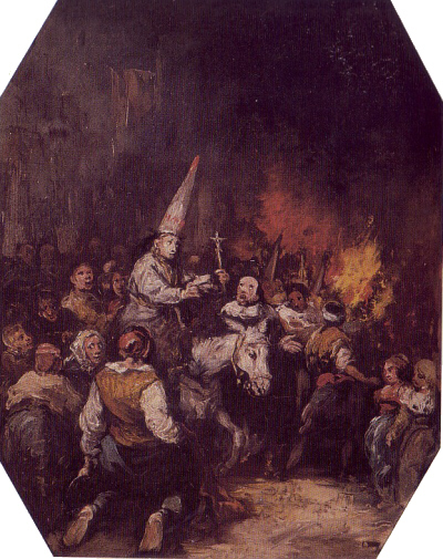 Condenados por la Inquisición, por Eugenio de Lucas. Casón del Buen Retiro, Madrid