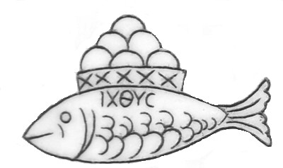 Inscripción de la catacumba de San Calixto. Roma