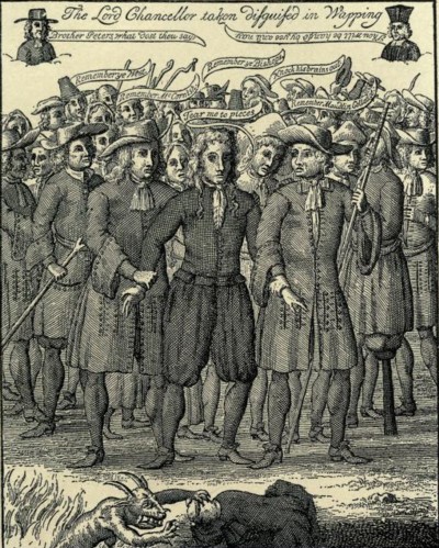 Jeffreys capturado en Wapping disfrazado