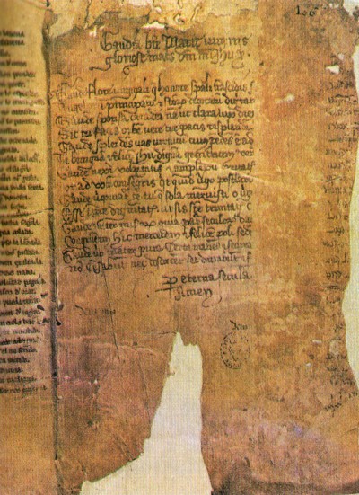 Manuscrito de Rodrigo Jiménez de RadaBiblioteca Nacional, Madrid