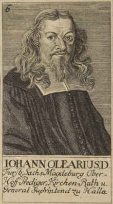 OLEARIUS, JOHANNES (II) (1611-1684)