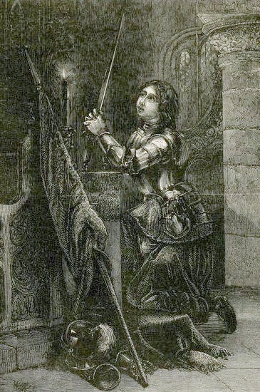 Juana de ArcoIlustración de Cassell's Illustrated History of England
