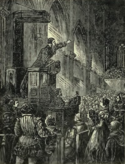 John Knox predicando en St. Andrews