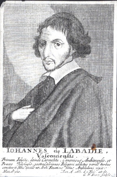 Jean de Labadie, grabado de Georg Wolfgang Knorr