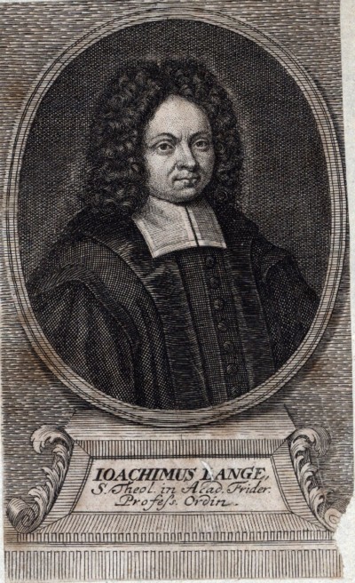 LANGE, JOACHIM (1670-1744)