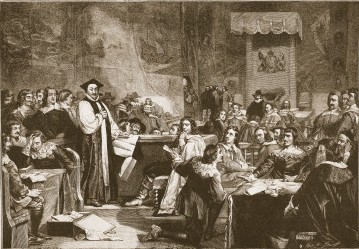 Juicio del arzobispo Laud, por Alexander Johnston