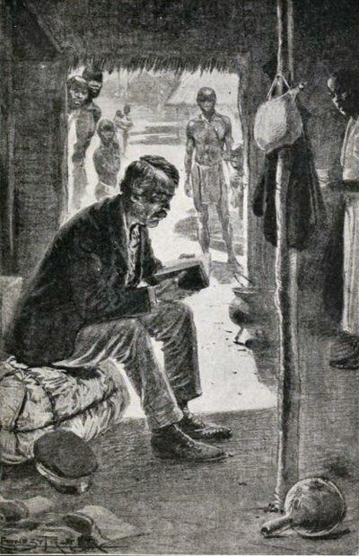 David Livingstone leyendo la Biblia