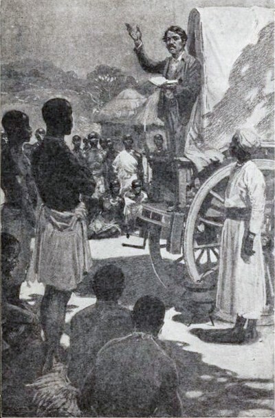 David Livingstone predicando